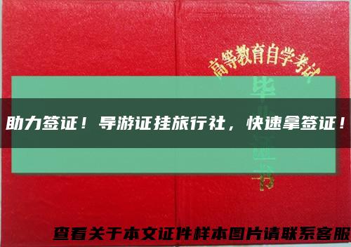 助力簽證！導游證掛旅行社，快速拿簽證！縮略圖