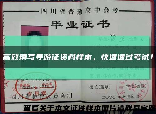 高效填寫導游證資料樣本，快速通過考試！縮略圖