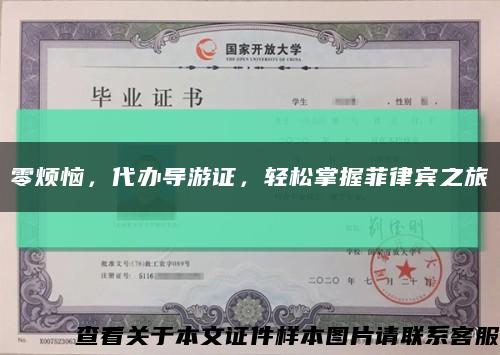 零煩惱，代辦導游證，輕松掌握菲律賓之旅縮略圖