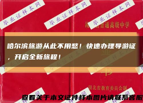 哈爾濱旅游從此不用愁！快速辦理導游證，開啟全新旅程！縮略圖