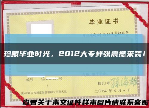 珍藏畢業時光，2012大專樣張震撼來襲！縮略圖