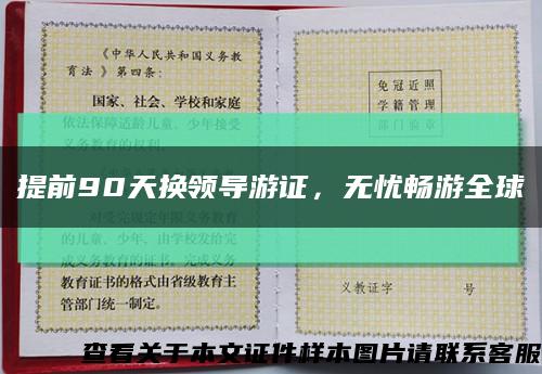 提前90天換領導游證，無憂暢游全球縮略圖