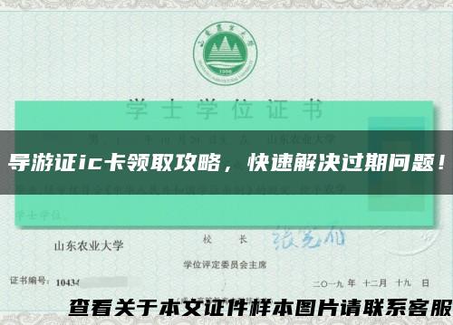 導游證ic卡領取攻略，快速解決過期問題！縮略圖