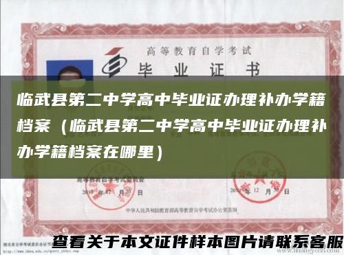 臨武縣第二中學高中畢業證辦理補辦學籍檔案（臨武縣第二中學高中畢業證辦理補辦學籍檔案在哪里）縮略圖