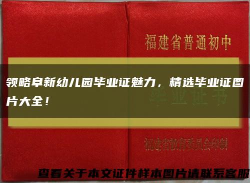領略阜新幼兒園畢業證魅力，精選畢業證圖片大全！縮略圖