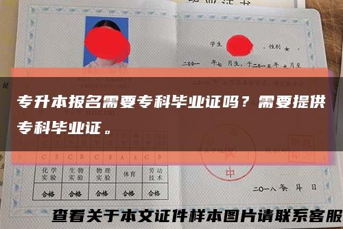 專升本報名需要?？飘厴I證嗎？需要提供?？飘厴I證?？s略圖