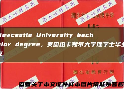 Newcastle University bachelor degree，英國紐卡斯爾大學理學士畢業證縮略圖