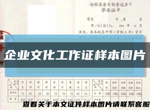 企業文化工作證樣本圖片縮略圖